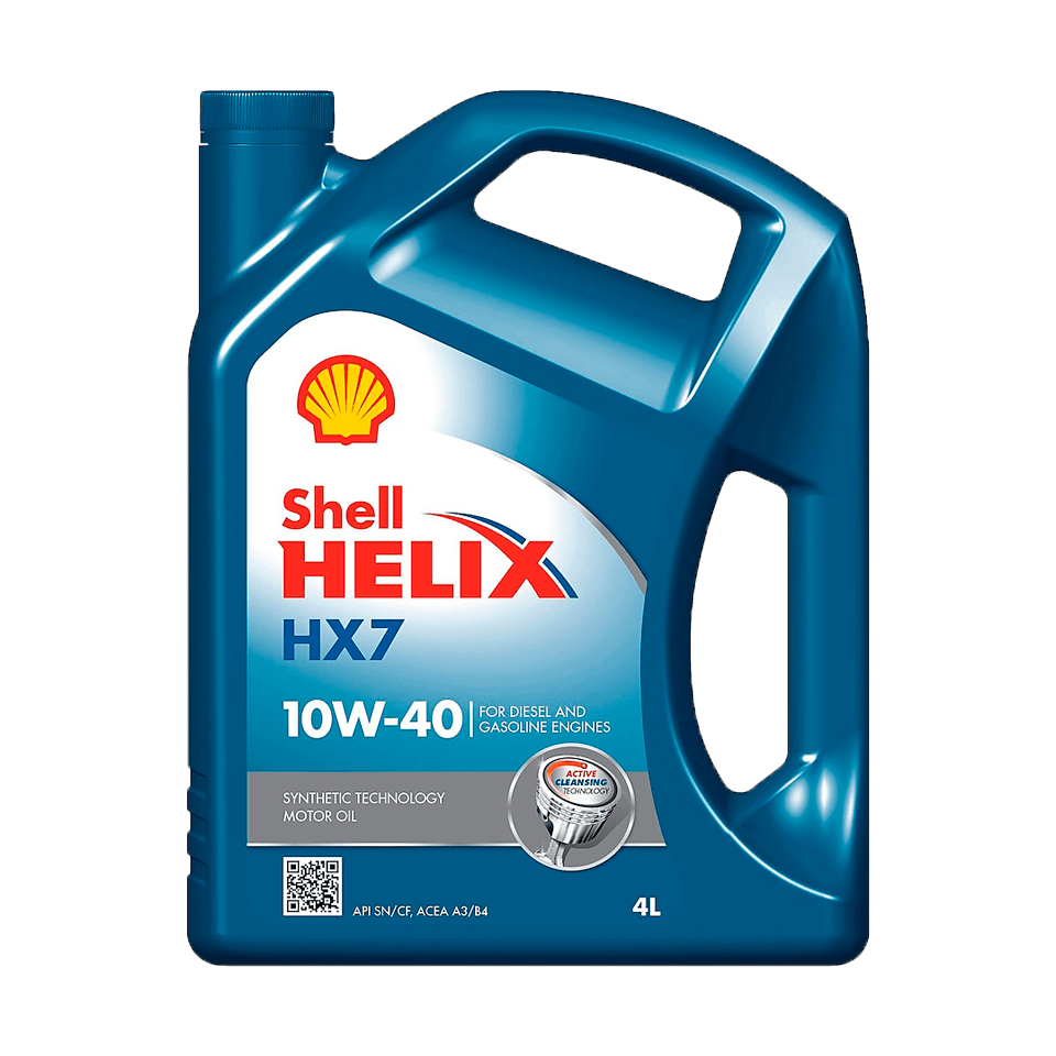 Aceite para Motor - Shell Helix HX7 10W40 SN Plus 1/6 - Distribuidora Herca Asociados S.A.S
