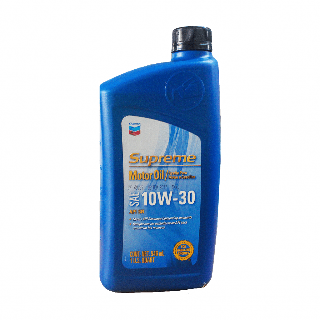 Aceite Chevron Supreme 10w30 distribuidora herca