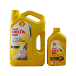 Aceite shell helix hx5 20w-50 cuarto distribuidora herca