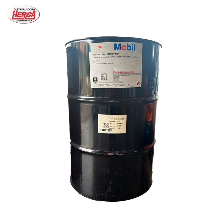 Mobil Delvac 1350 SAE 50 1/5 -Distribuidora Herca Asociados S.A.S