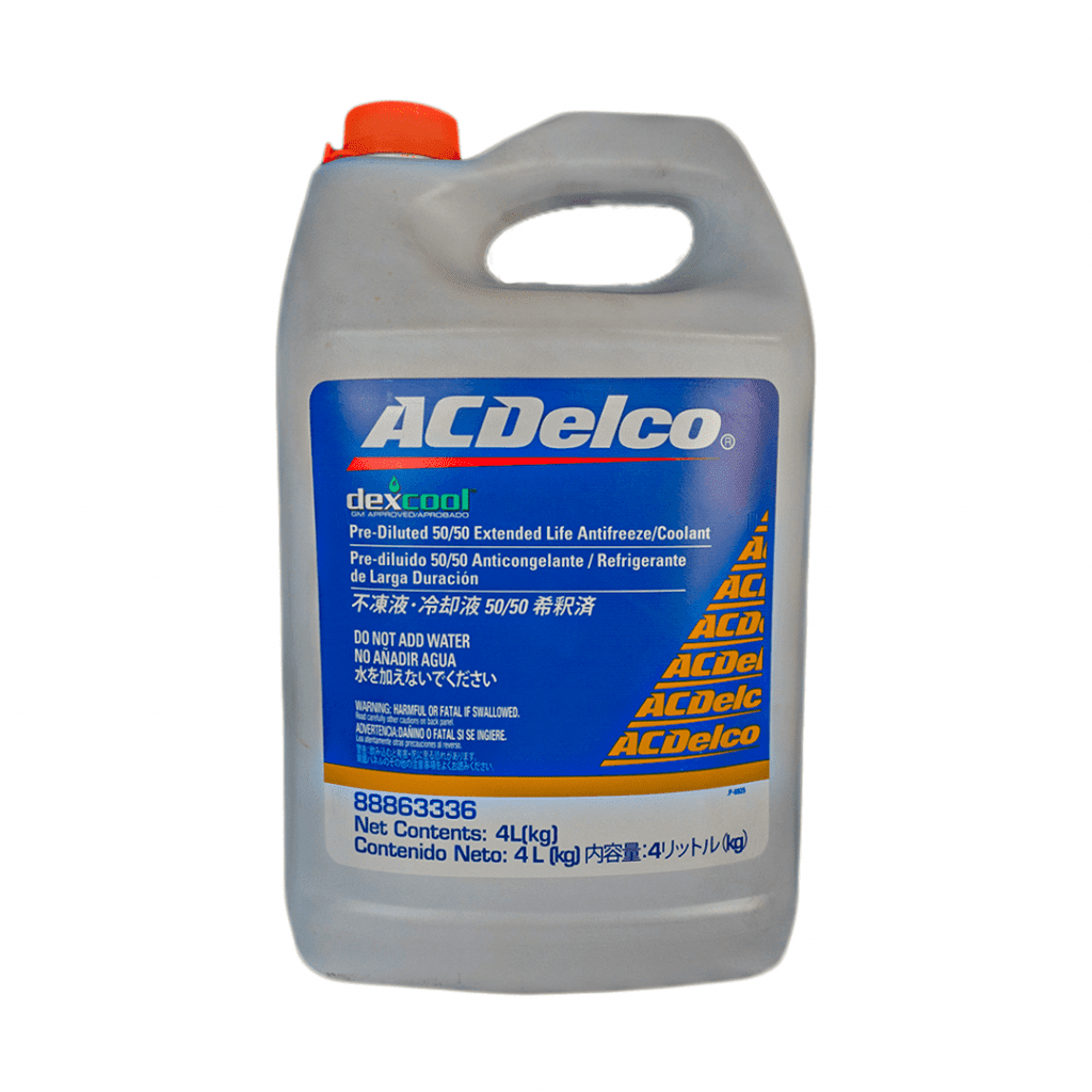 ACDelco Refrigerante Anticongelante 50/50 Premezclado 4L - Distribuidora Herca Asociados s.a.s