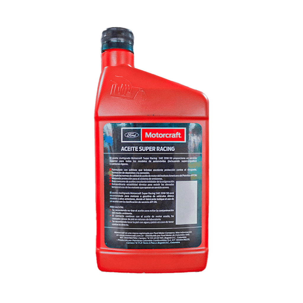 Aceite motorcraft 20w50 Distribuidora Herca