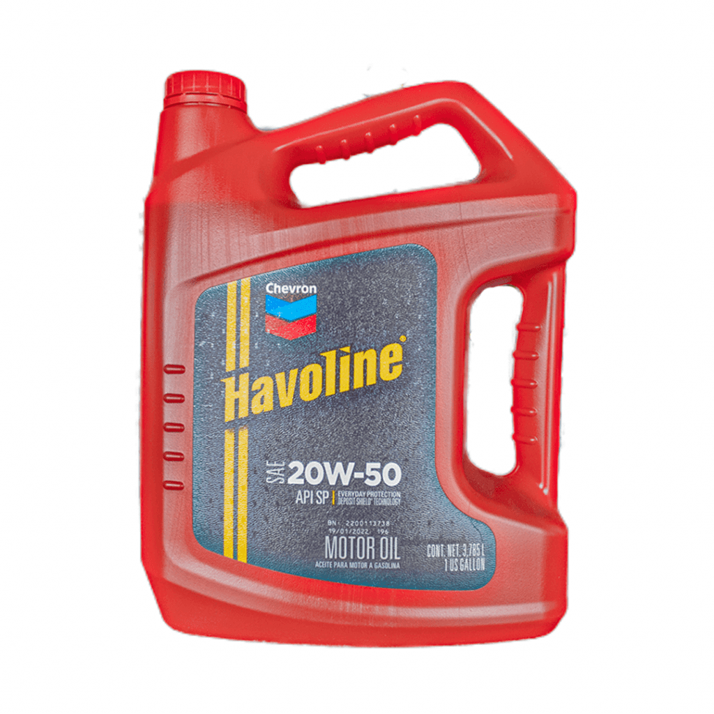 Aceite Chevron Havoline SAE 20W50 distribuidora Herca