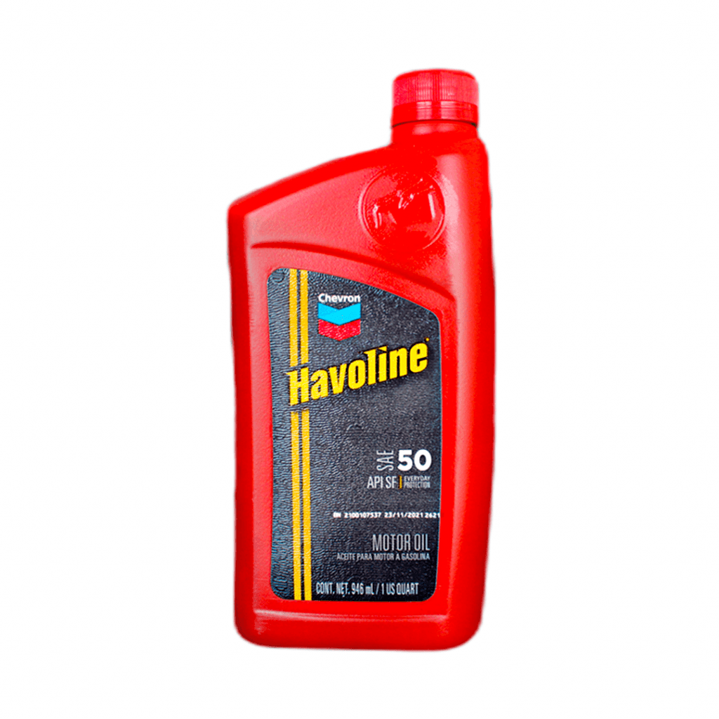 Aceite Chevron Havoline SAE 50 API SF distribuidora Herca