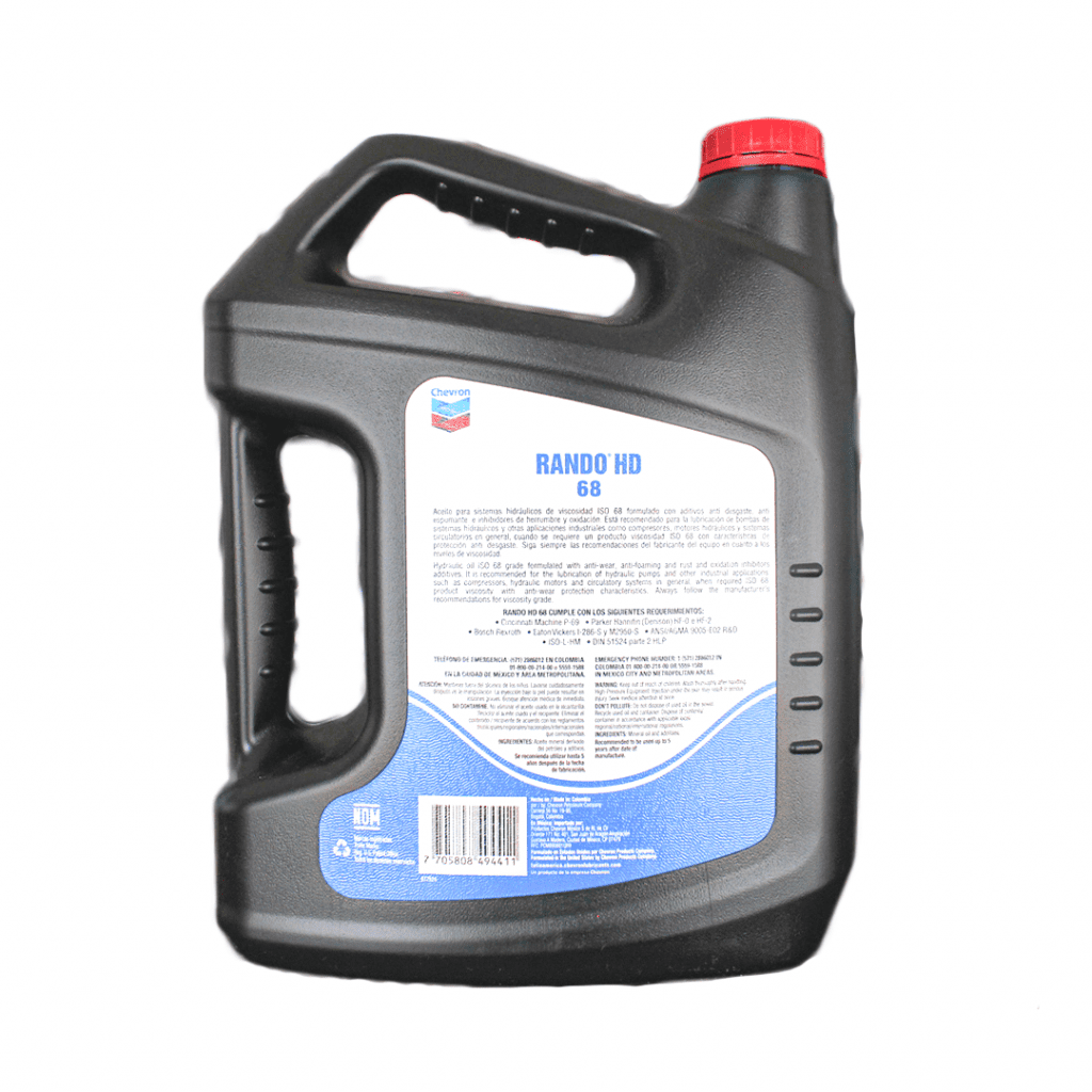 Aceite hidráulico Rando HD distribuidora Herca