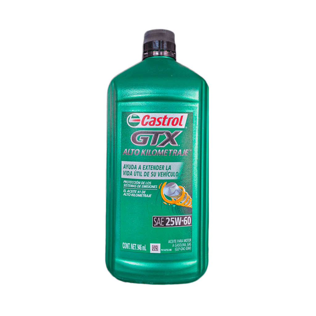 Castrol GTX 25W60 1/4-LITRO - Distribuidora Herca Asociados S.A.S
