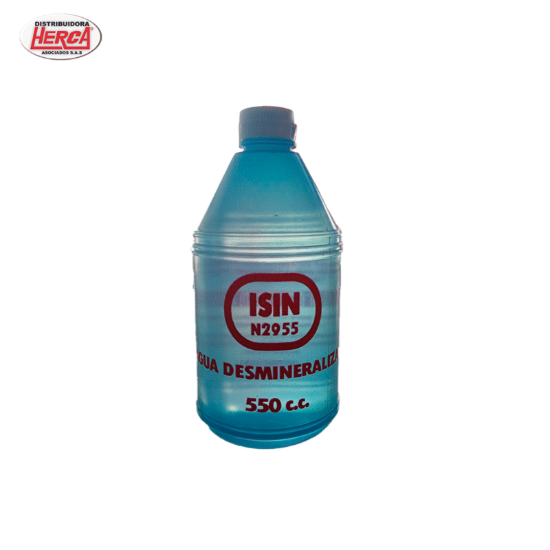 Agua Desmineralizada Sin Ácido ISIN 1/P HERCA