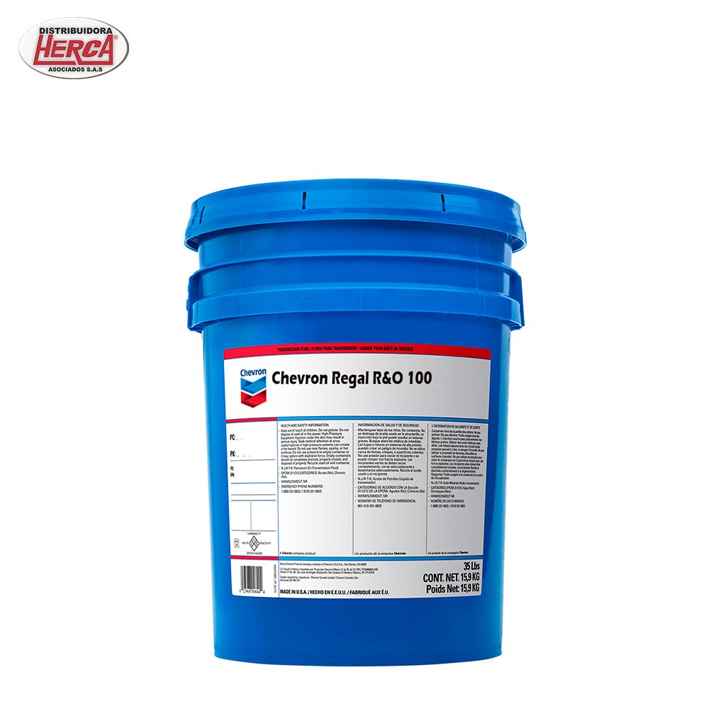 Aceite para compresores Chevron Regal RO ISO 100 1/5