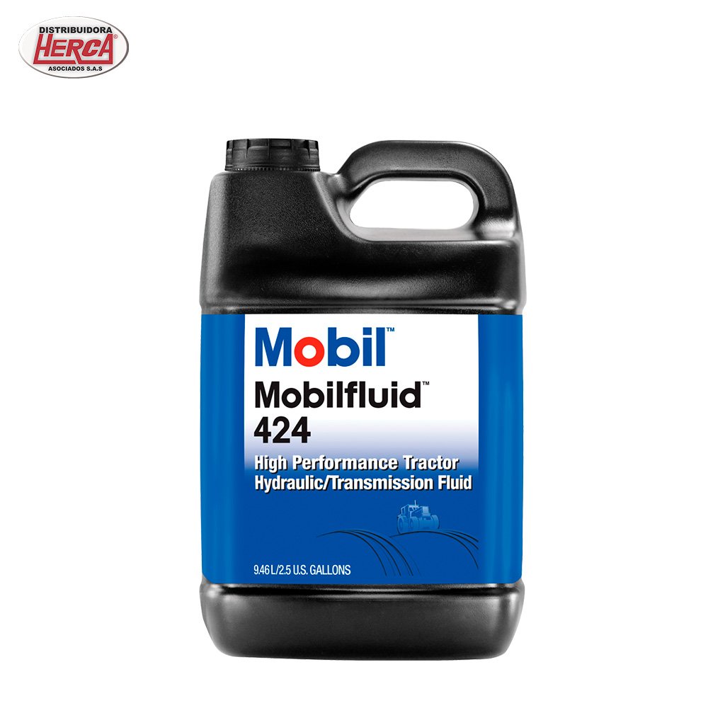 Mobil Fluid 424 1/55: Lubricante Hidráulico y de Transmisión