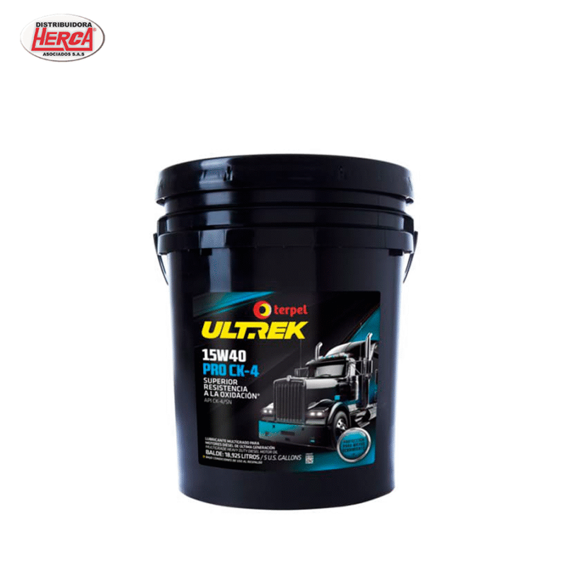 Terpel Ultrek 15W40 CK-4 1/5 - Distribuidora Herca Asociados s.a.s